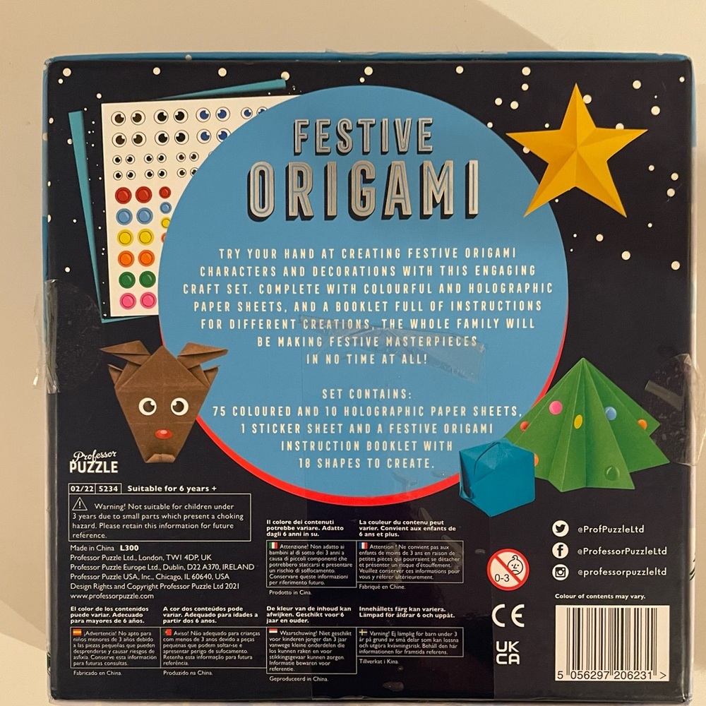 Festive Origami Kit - Multicolor - Picture 4 of 7